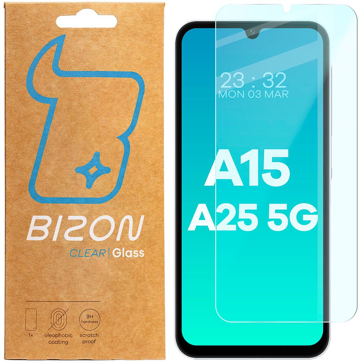 Szkło hartowane Bizon Glass Clear 2 do Galaxy A15 4G/5G/M15 5G